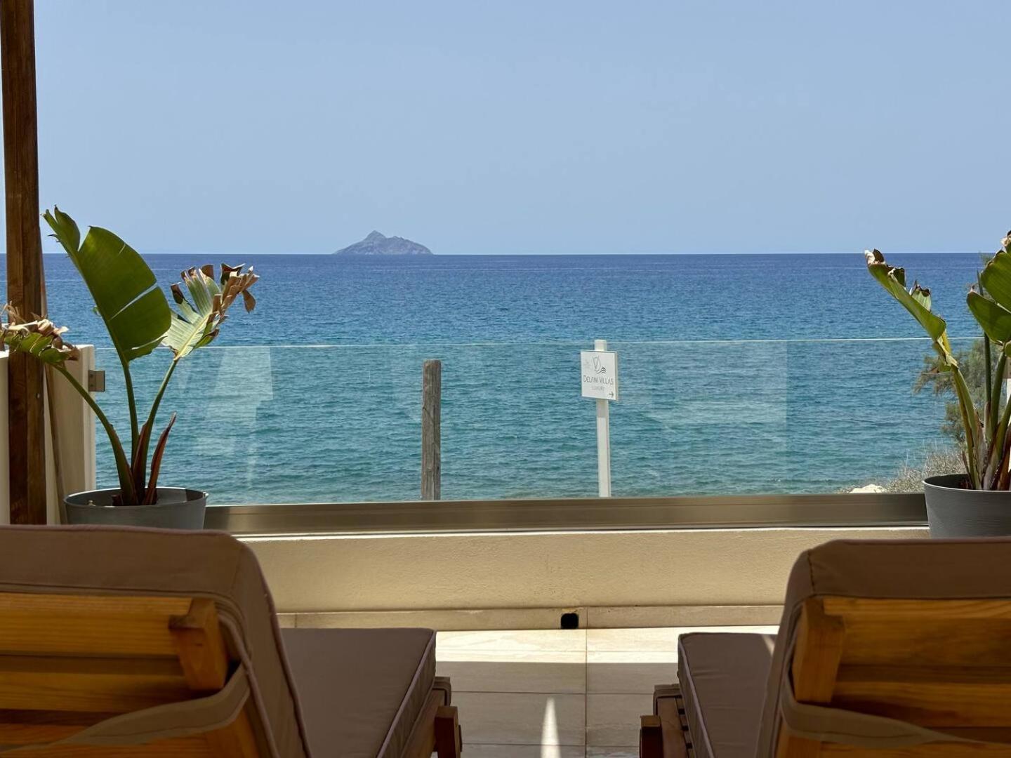 Stella & Eleni Suite With Shared Pool & Open View Kalamaki  Exterior foto